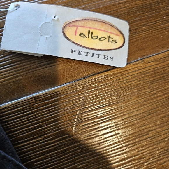 NWT TALBOTS CHOCOLATE BROWN STRETCH BOOT CUT PANTS SIZE 8 PETITE - Picture 3 of 14